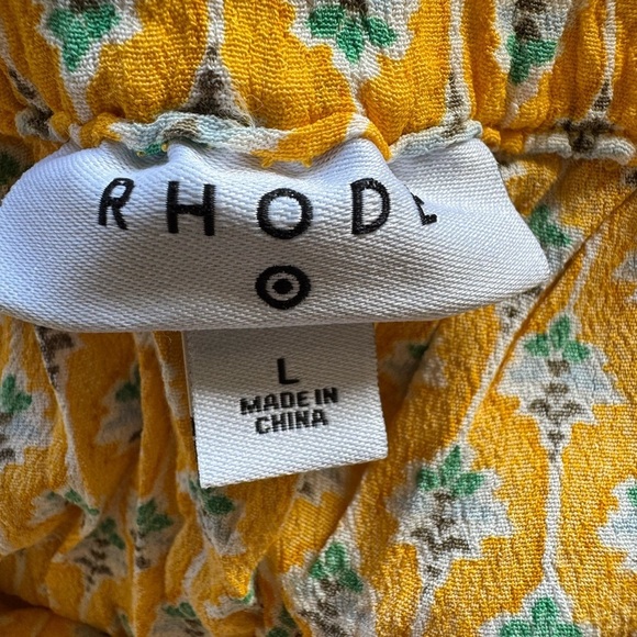 RHODE x Target Dainty Lotus Print Midi Skirt Size Large - Picture 5 of 8